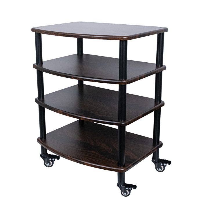 KOZMOS KS-AR001 Tekerlek Opsiyonlu Hi-Fi Rack Stand Gülağacı